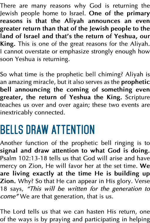 There are many reasons why God is returning the Jewish people home to Israel  One of the primary reasons is that the    