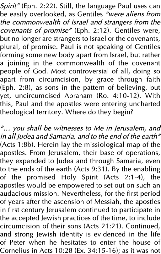 Spirit  (Eph  2:22)  Still, the language Paul uses can be easily overlooked, as Gentiles  were aliens from the common   
