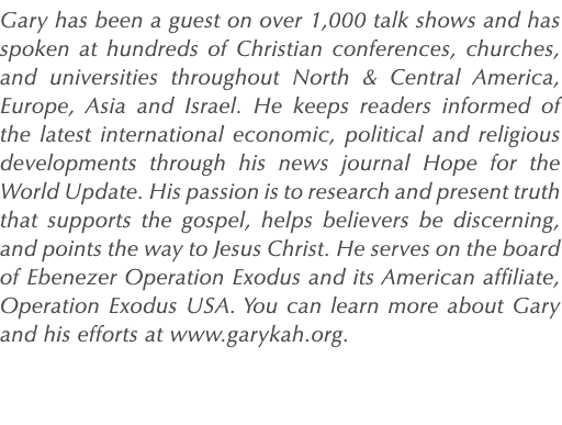 Gary has been a guest on over 1,000 talk shows and has spoken at hundreds of Christian conferences, churches, and uni...