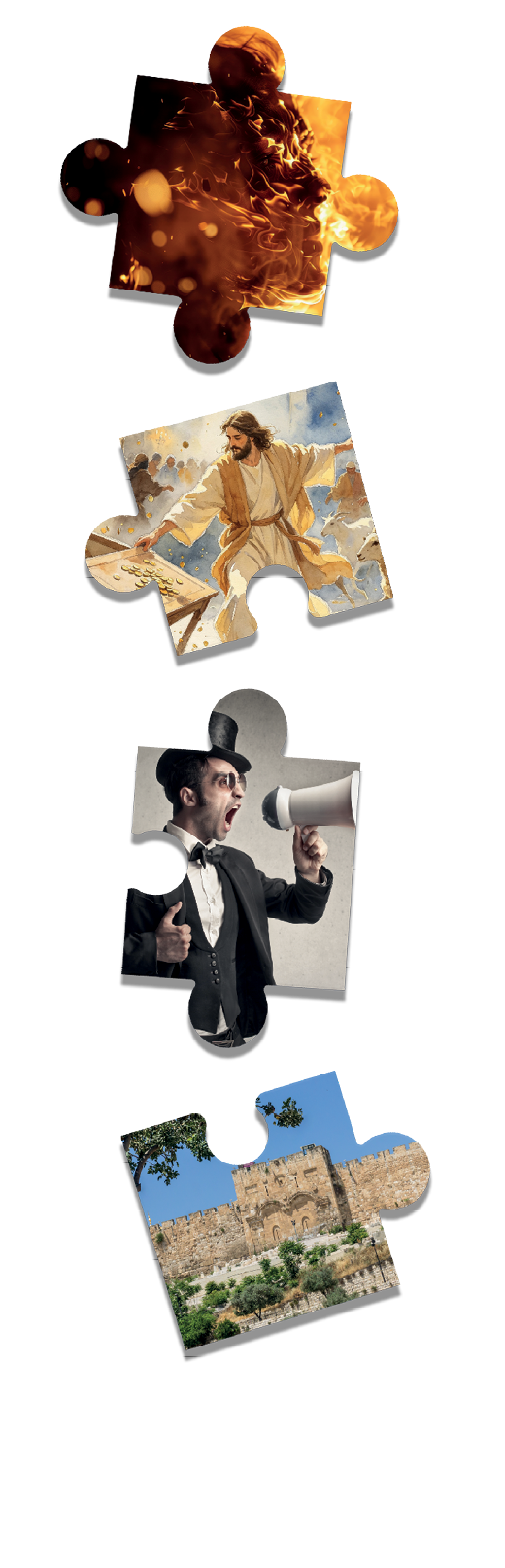 A puzzle with a piece missing, showing a nude figure. AI generated content