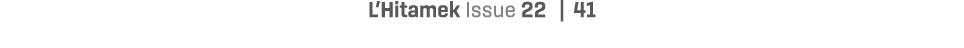 L’Hitamek Issue 22 | 41